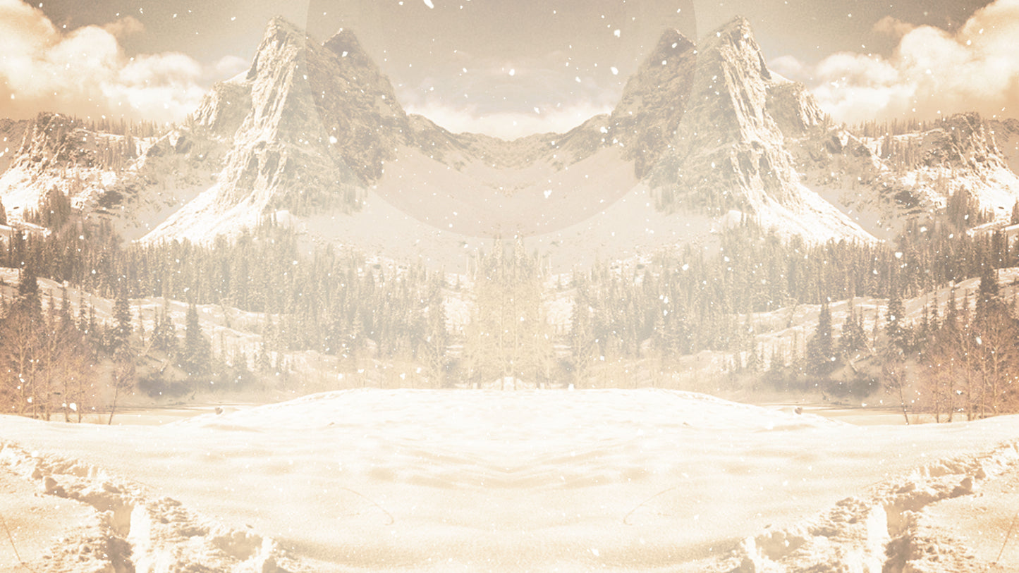 Winter Wonderland Mountains