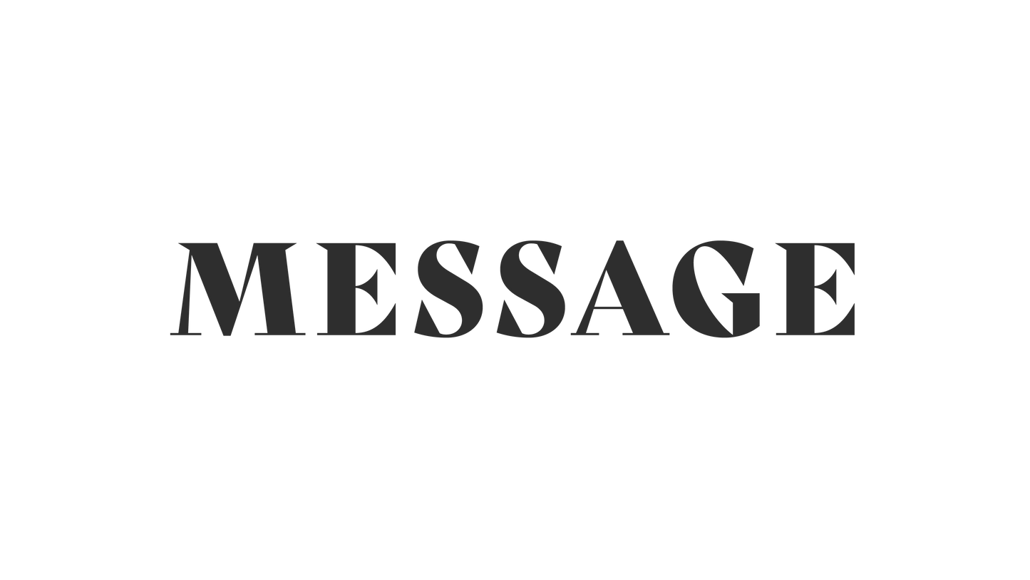 Easter Foil Message
