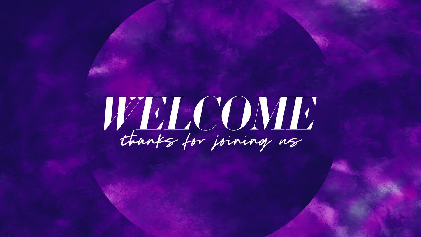 Amethyst Glow Welcome
