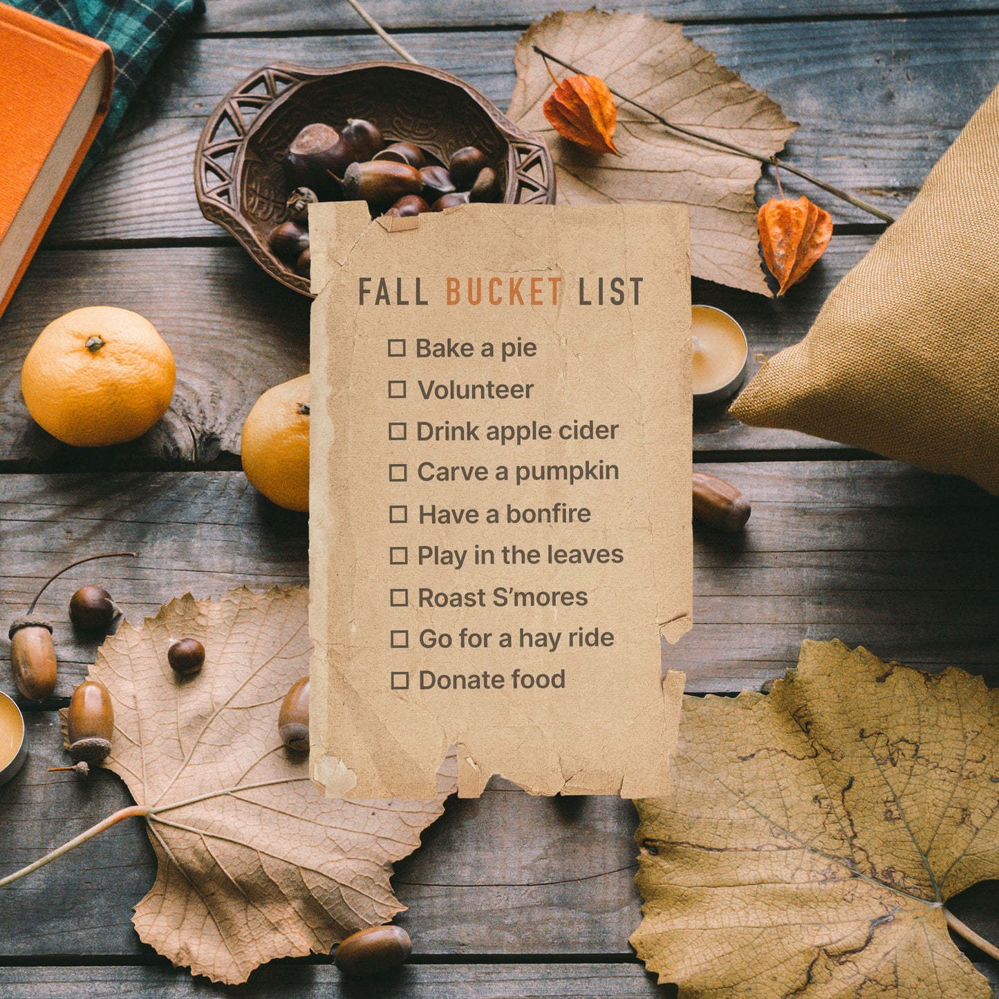 Fall Bucket List