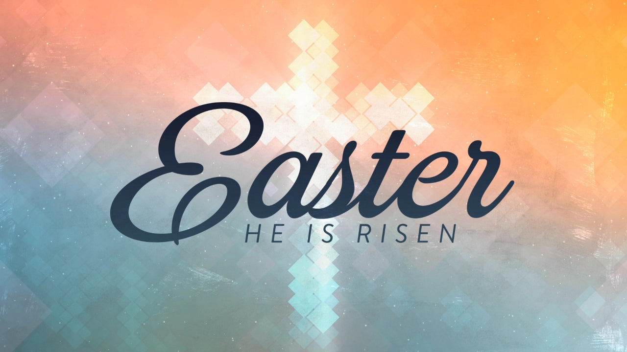Cross Shapes Easter Title Still