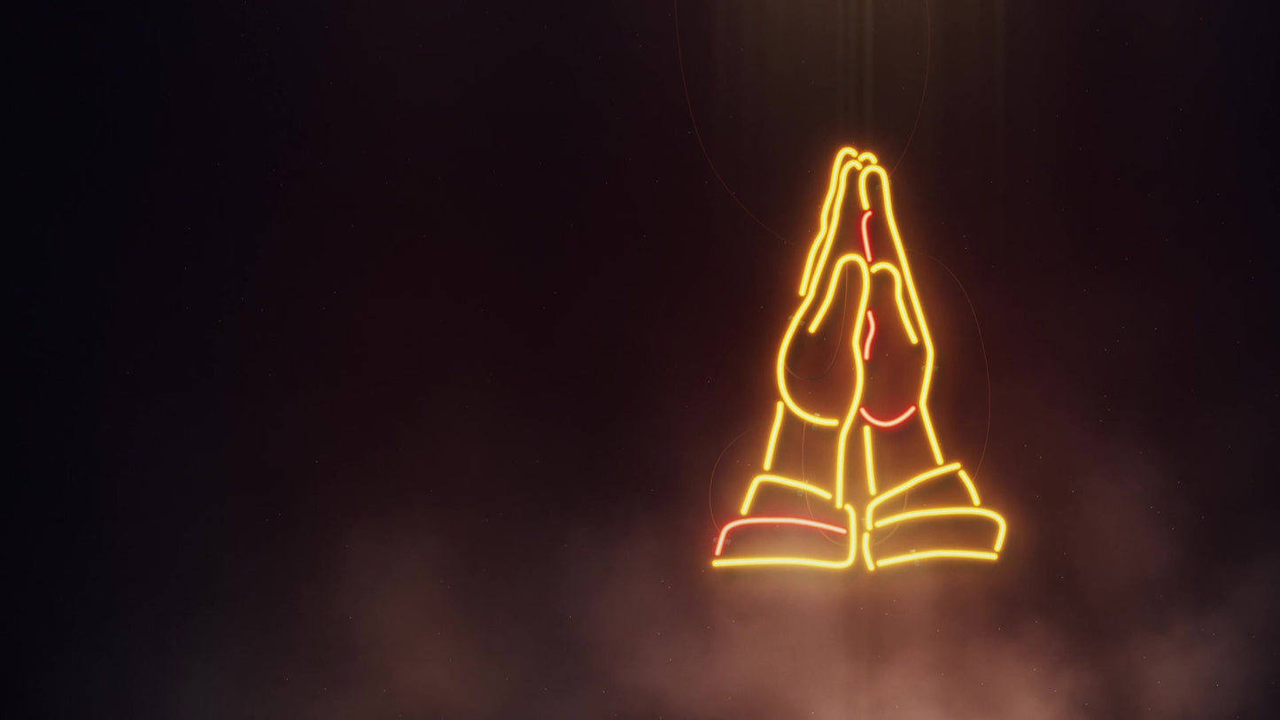 Neon Prayer Oremus