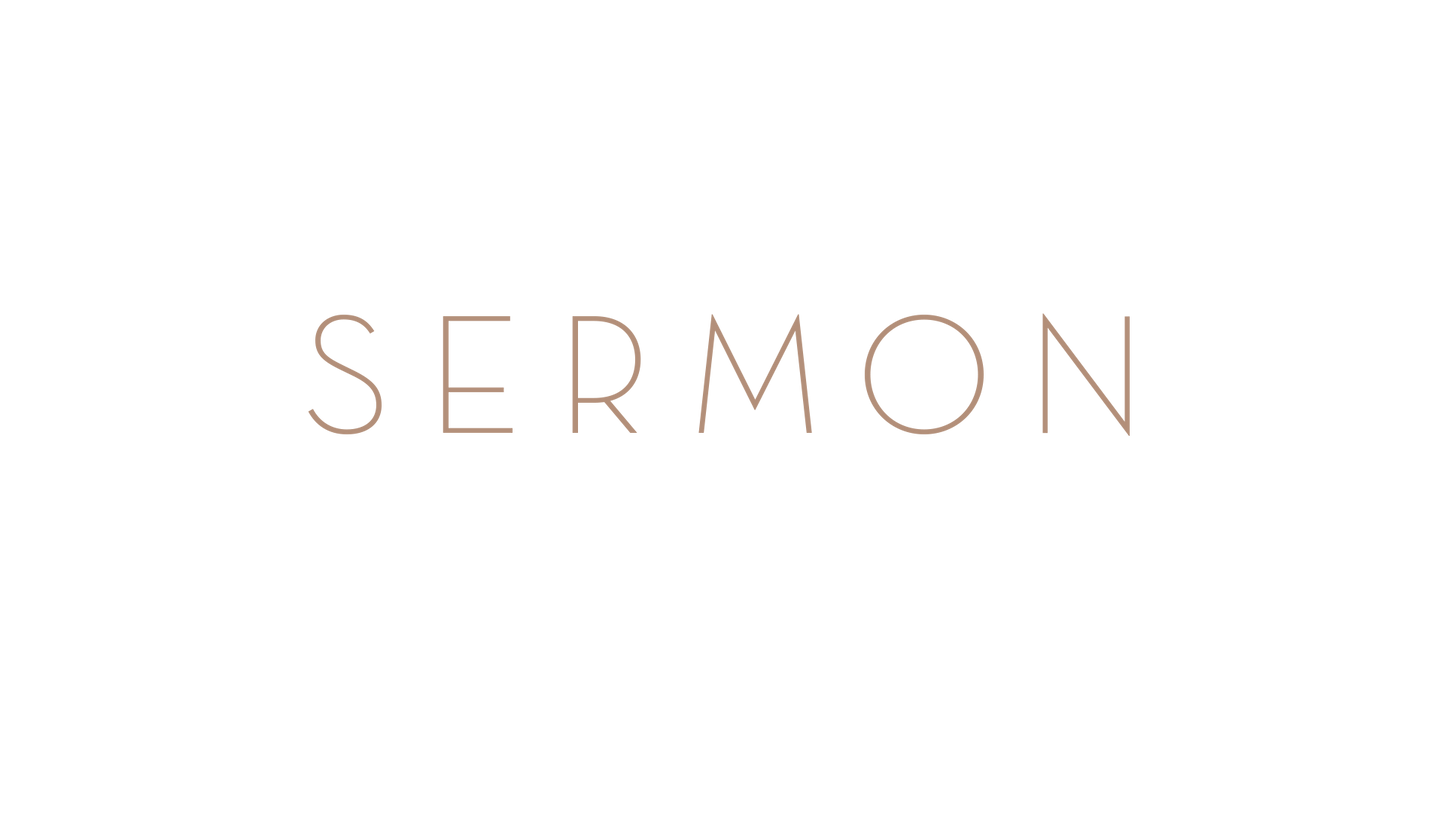 Communion Sunday Sermon