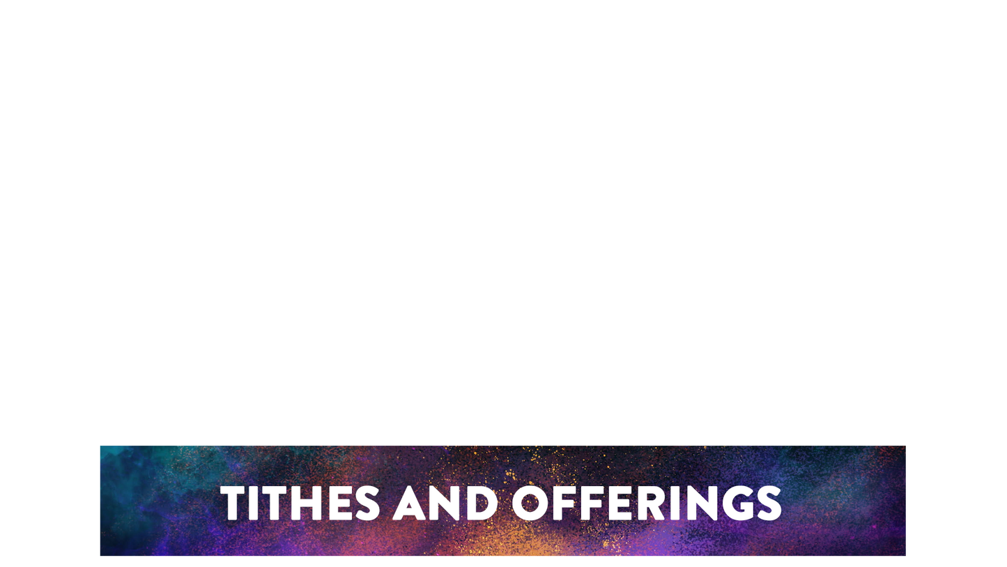 Radiant Paint Lower Third Tithes Offering