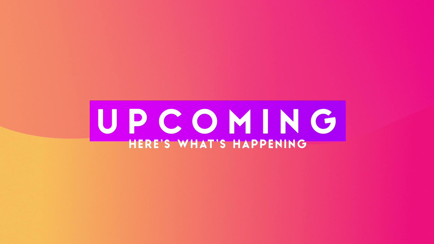 Vibrant Gradients Upcoming