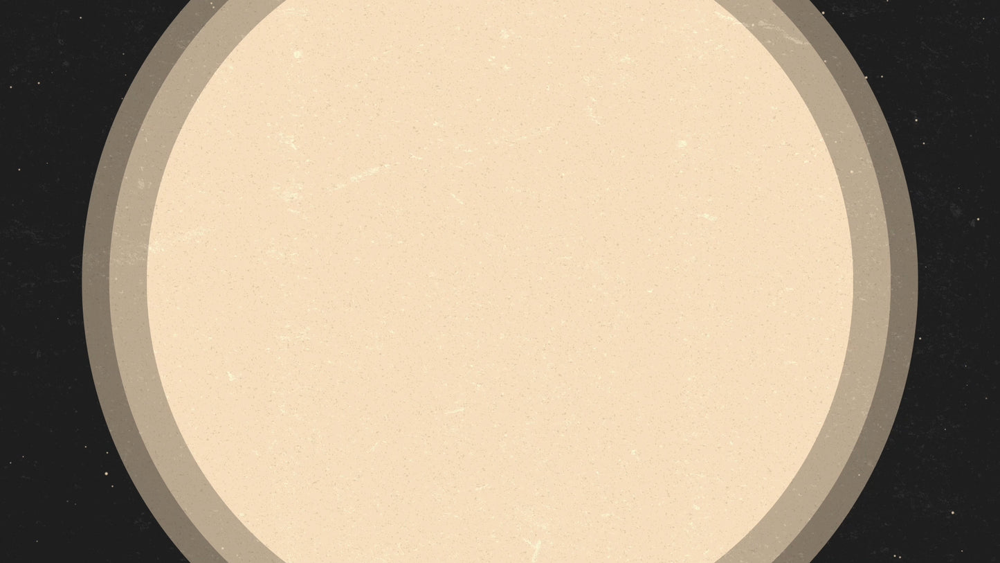 Modern Christmas Circles White Still