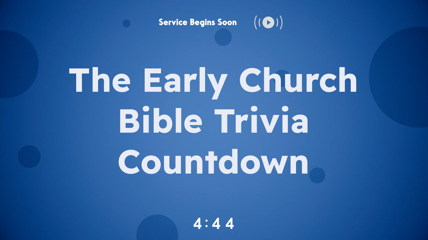 Floating Circles Trivia Countdown