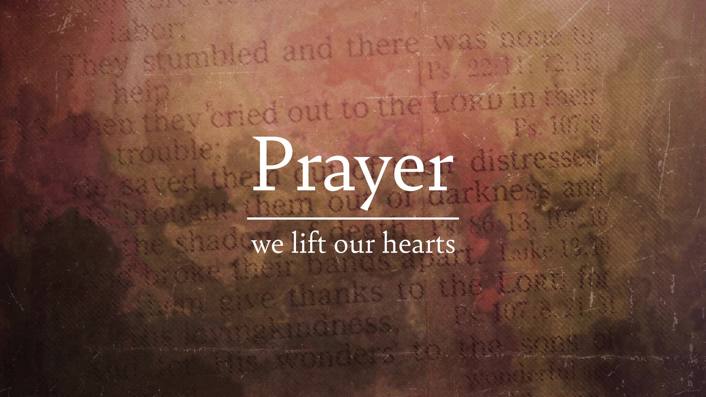 Faded Text Prayer