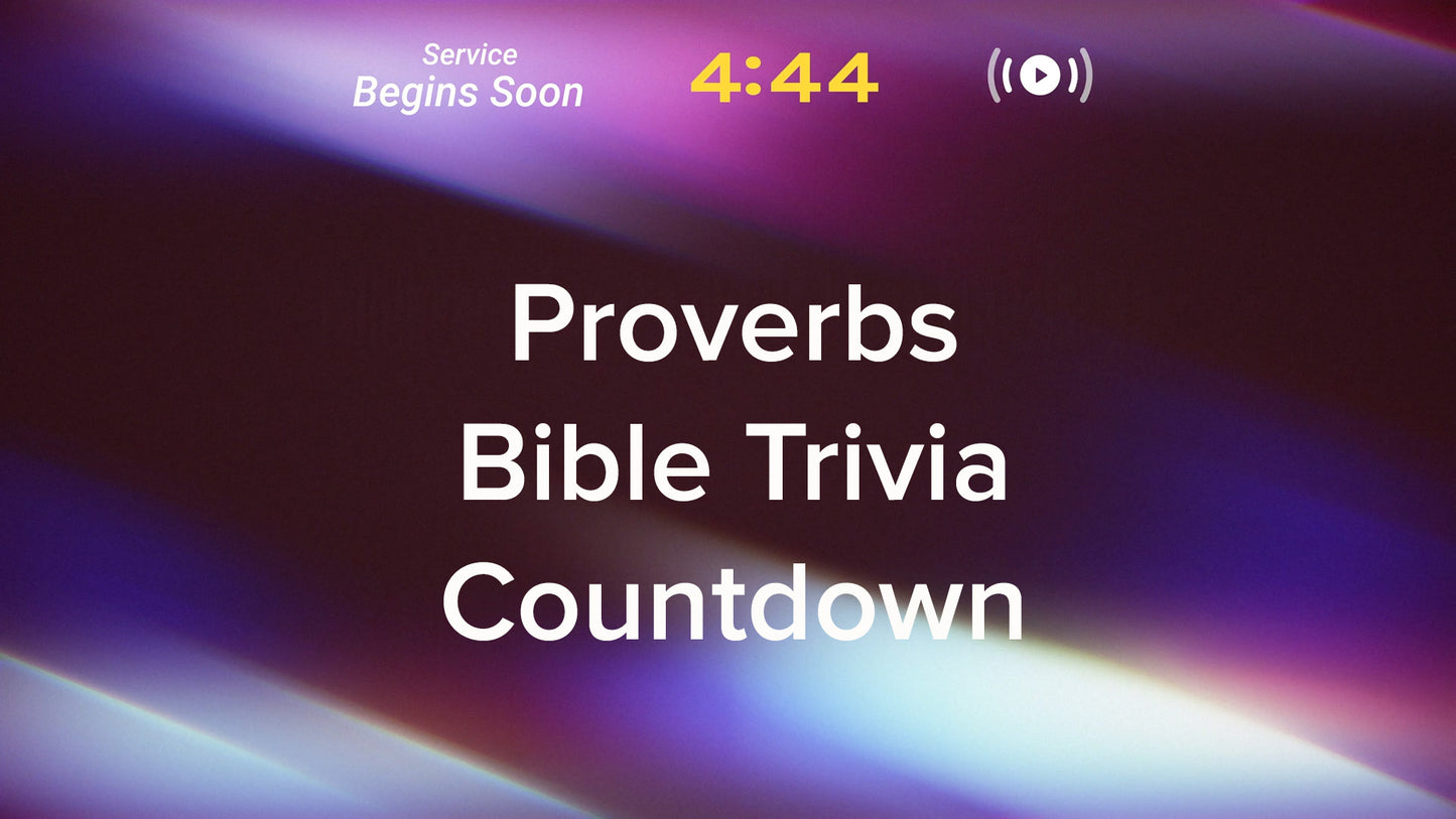 Subtle Light Trivia Countdown