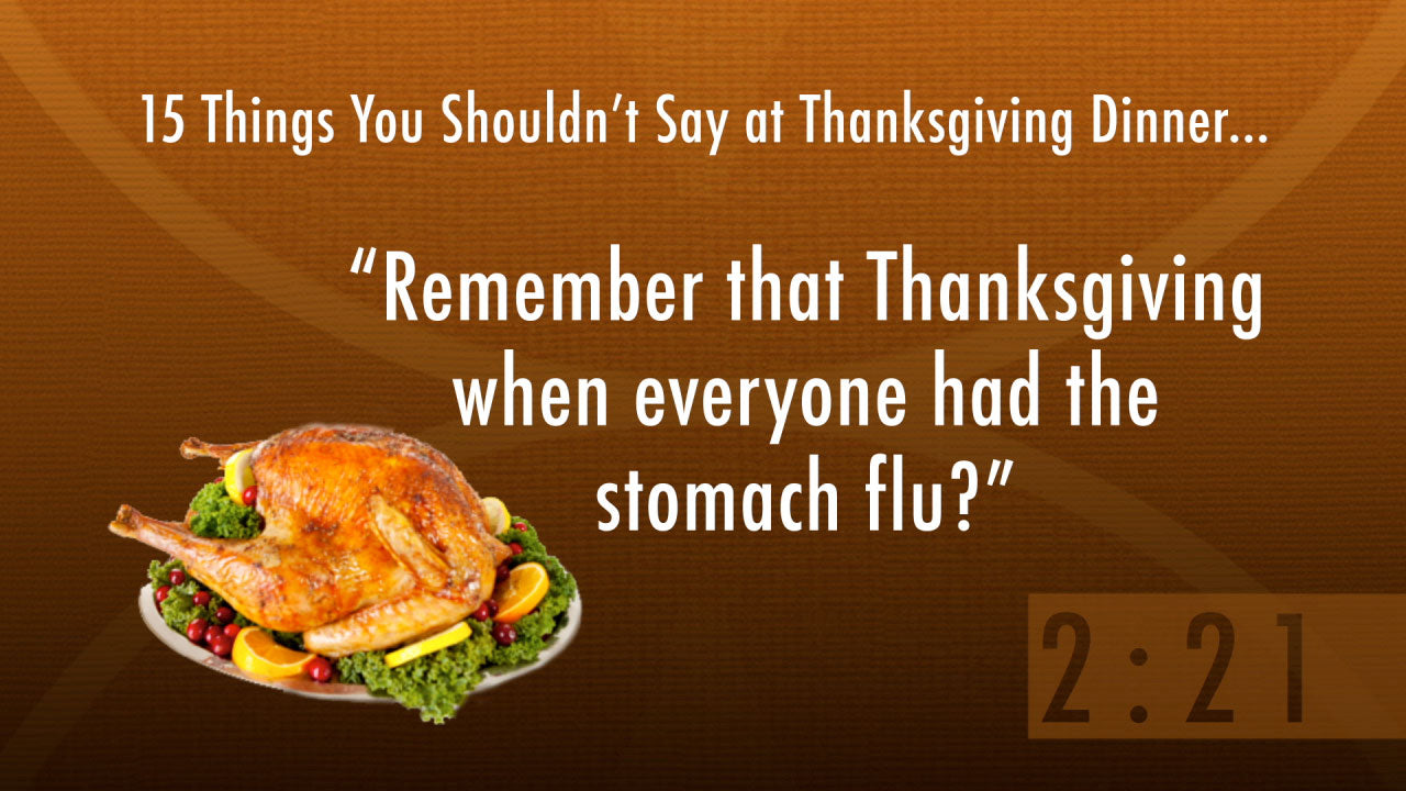 Say What Thanksgiving