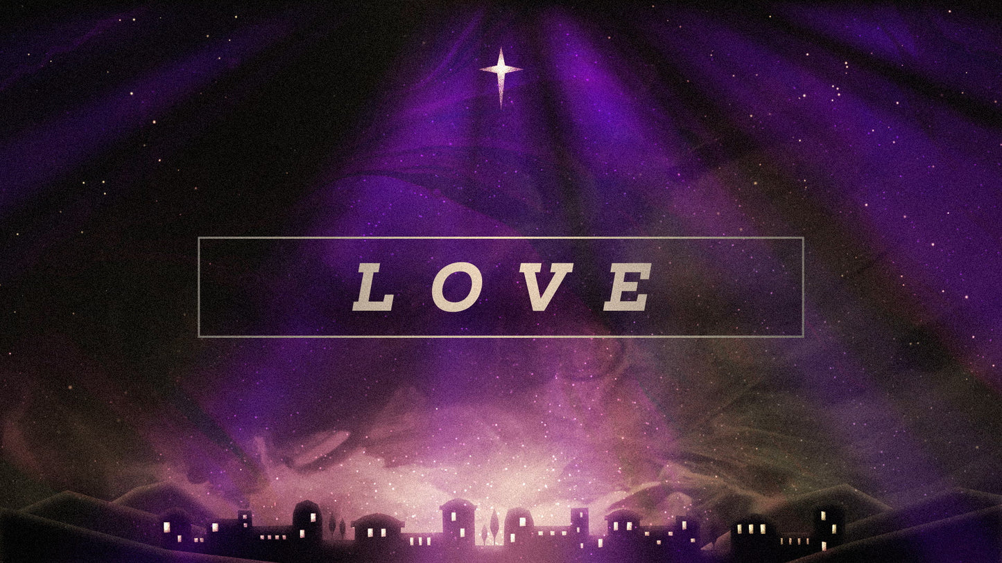 Painted Christmas Advent Love Still