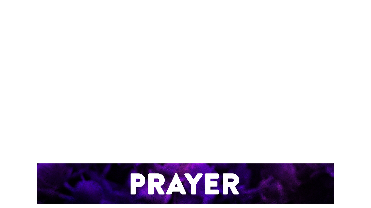 Floral Paint Lower Third Prayer