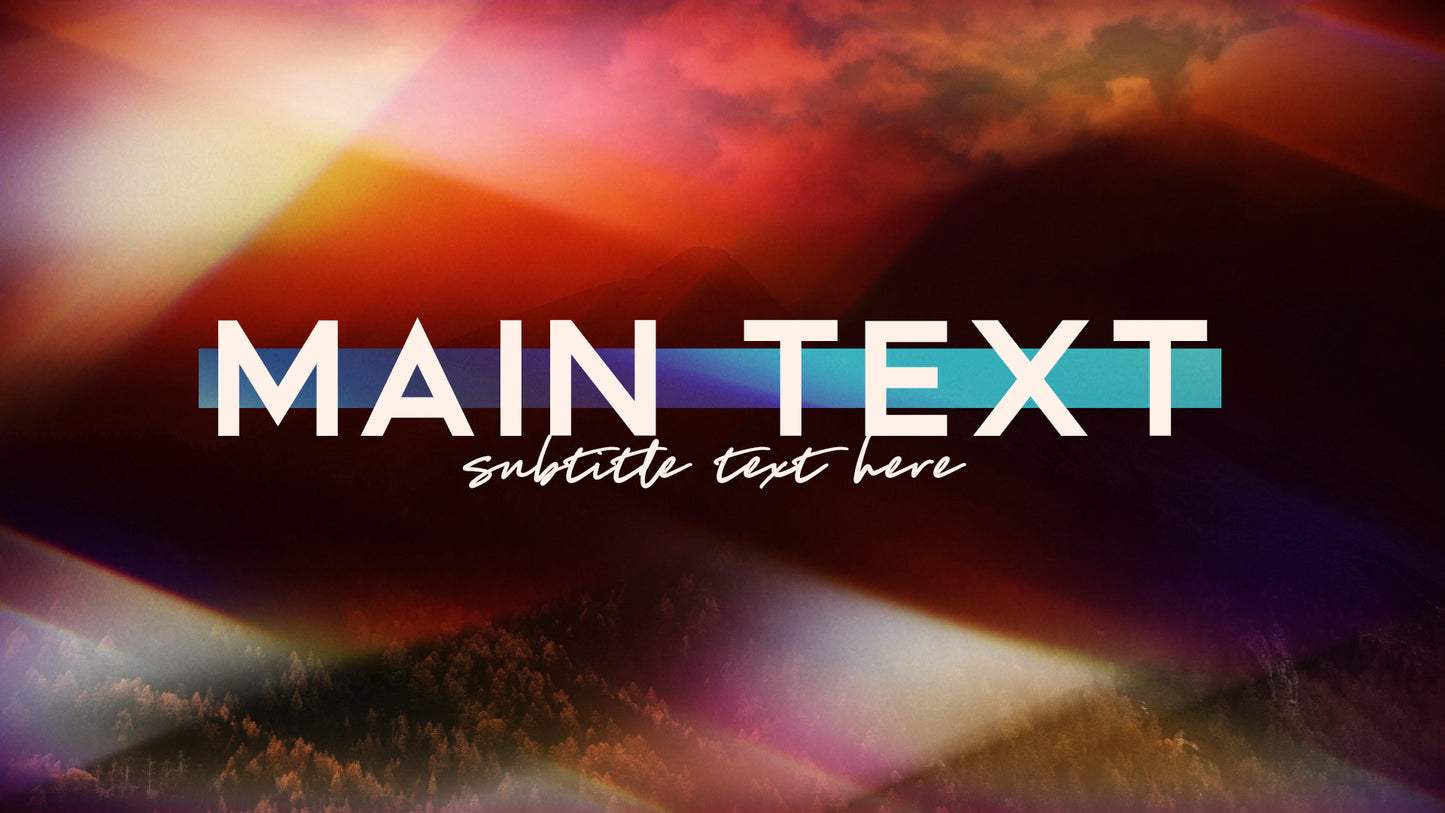 Landscapes Sermon Slide Sermon