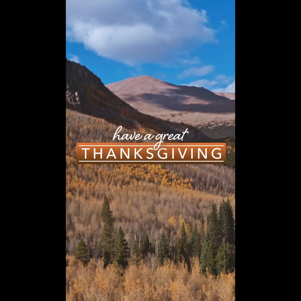 Mountain Sky Thanksgiving Reel