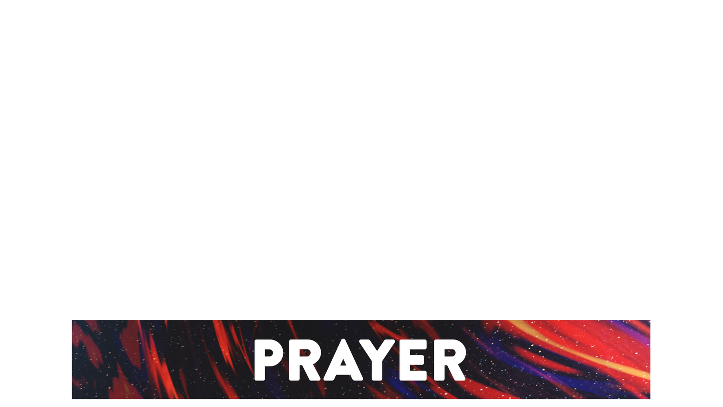 Colorful Cosmos Lower Third Prayer