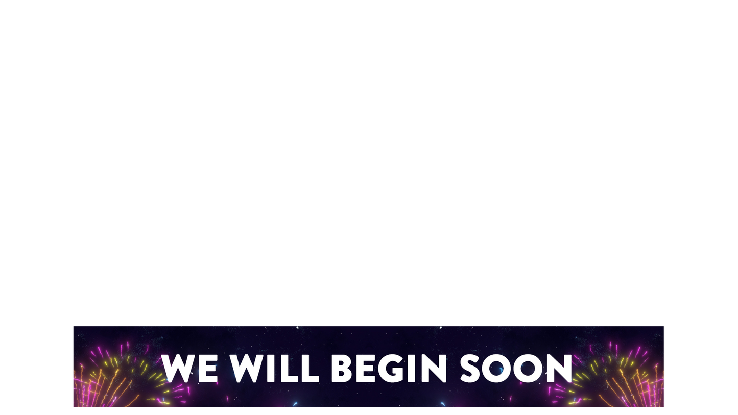 Celebration Sky Lower Third We Will Begin Soon