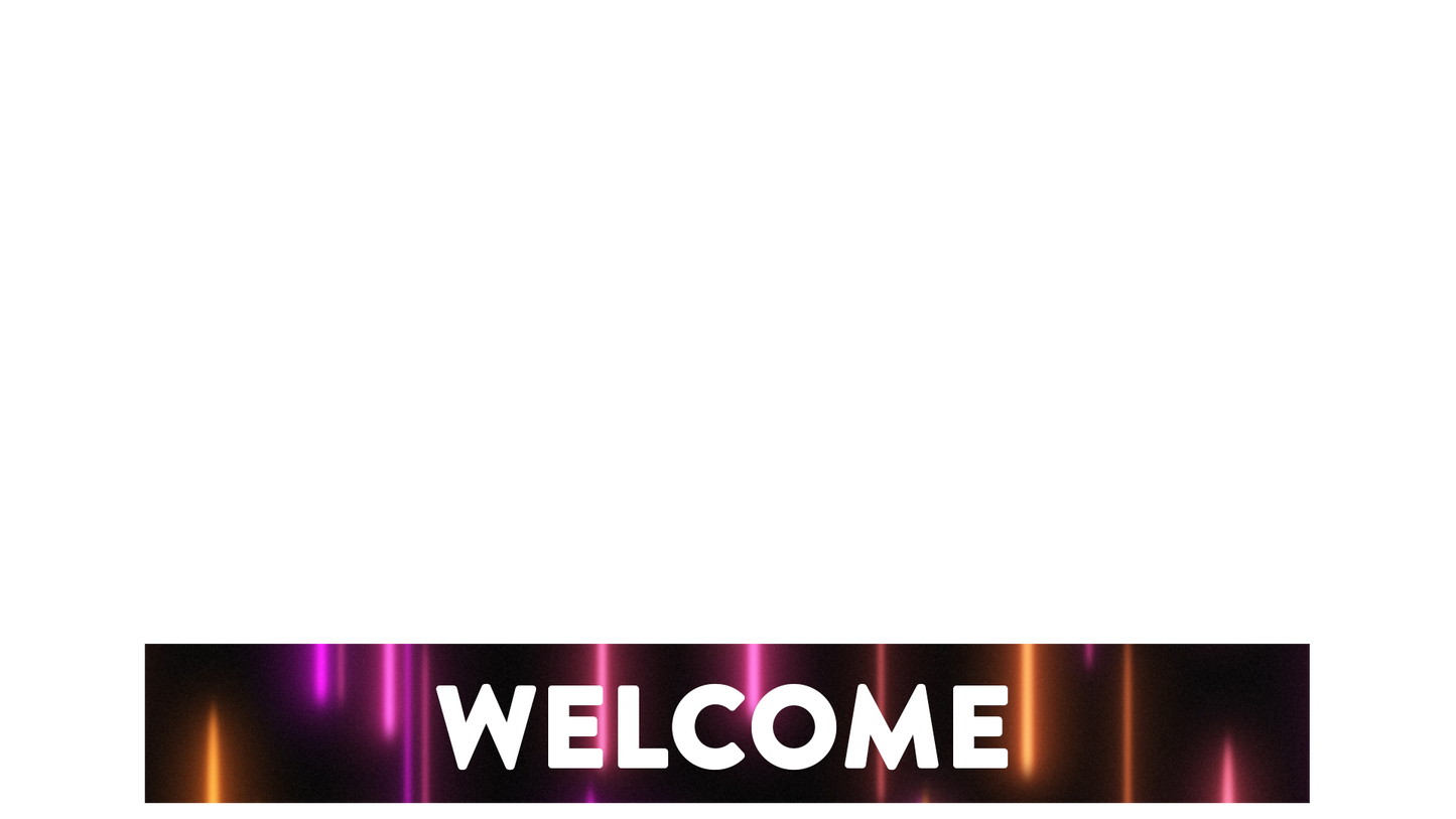 Neon Rain Lower Third Welcome