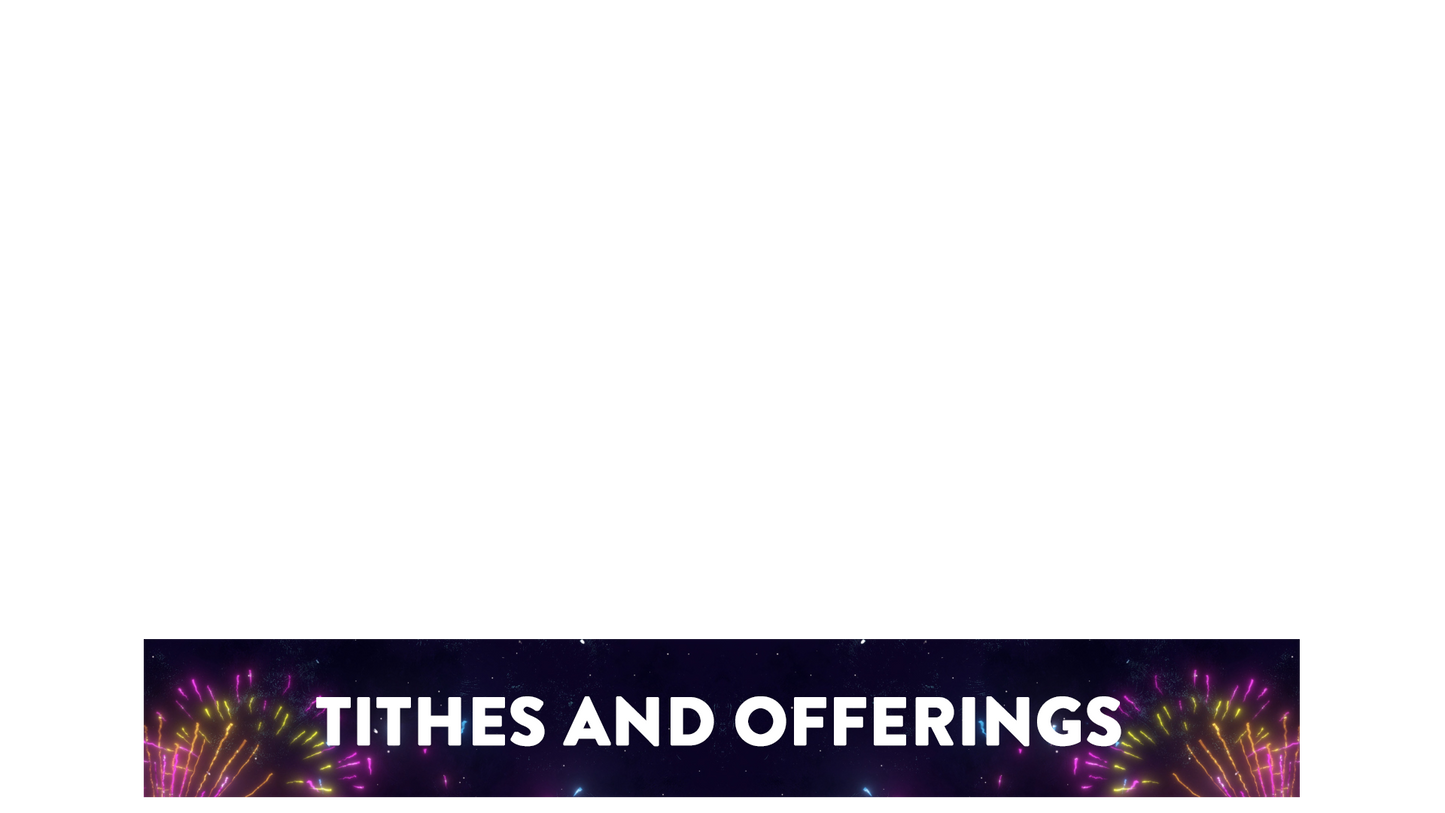 Celebration Sky Lower Third Tithes Offering