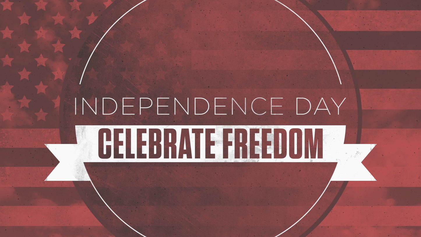 Vintage Patriotic Sky Independence Day Still