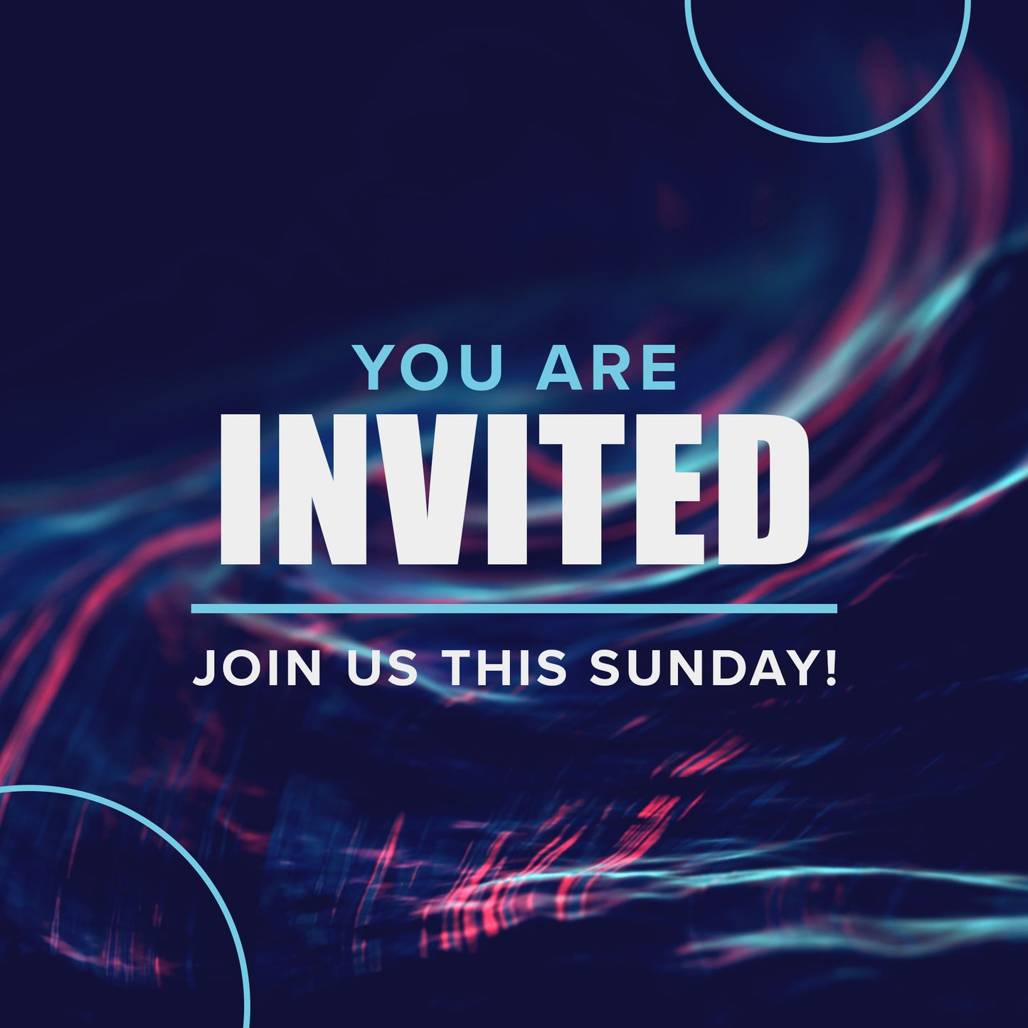 You Are Invited Sunday