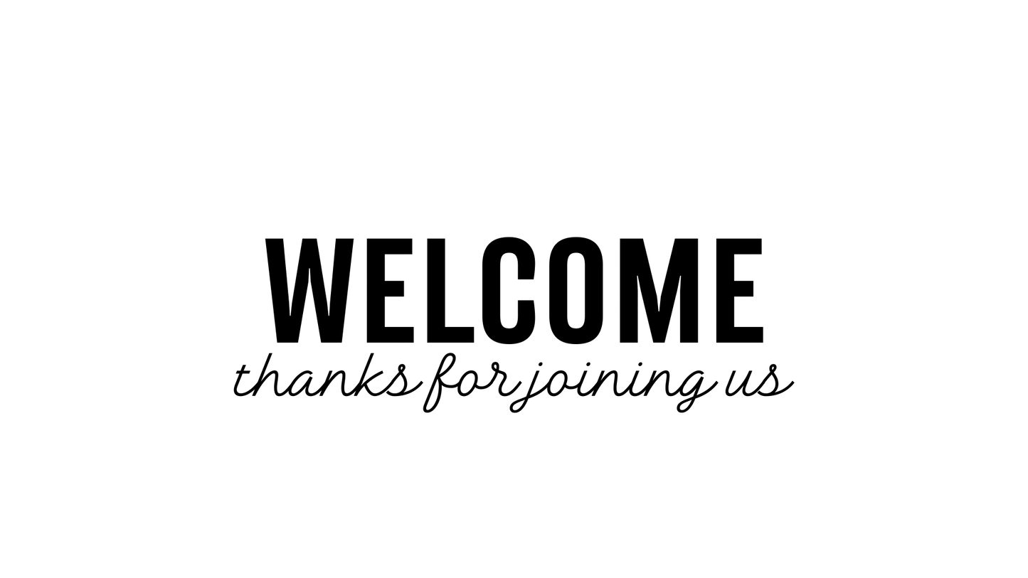 Bhm Welcome