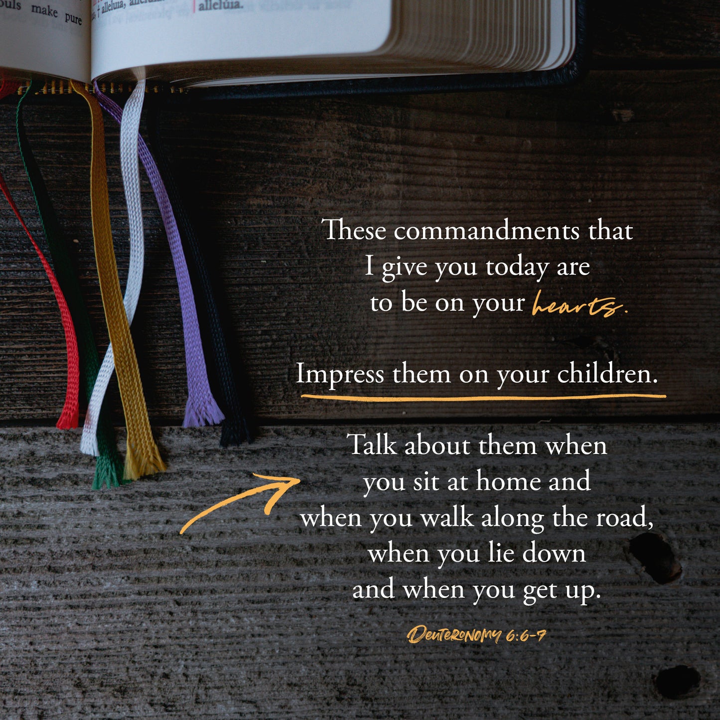 Deuteronomy 6:6-7