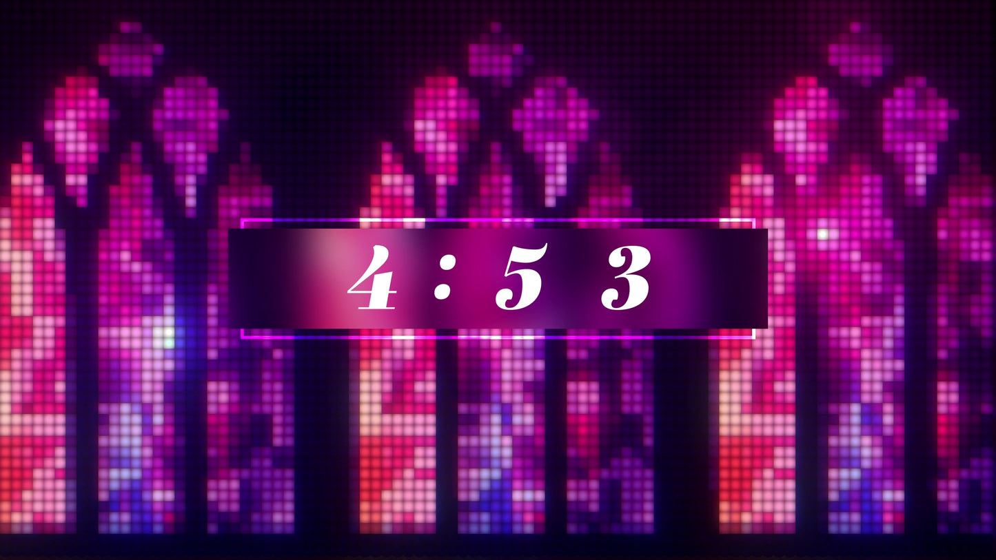 Pixel Glass Countdown