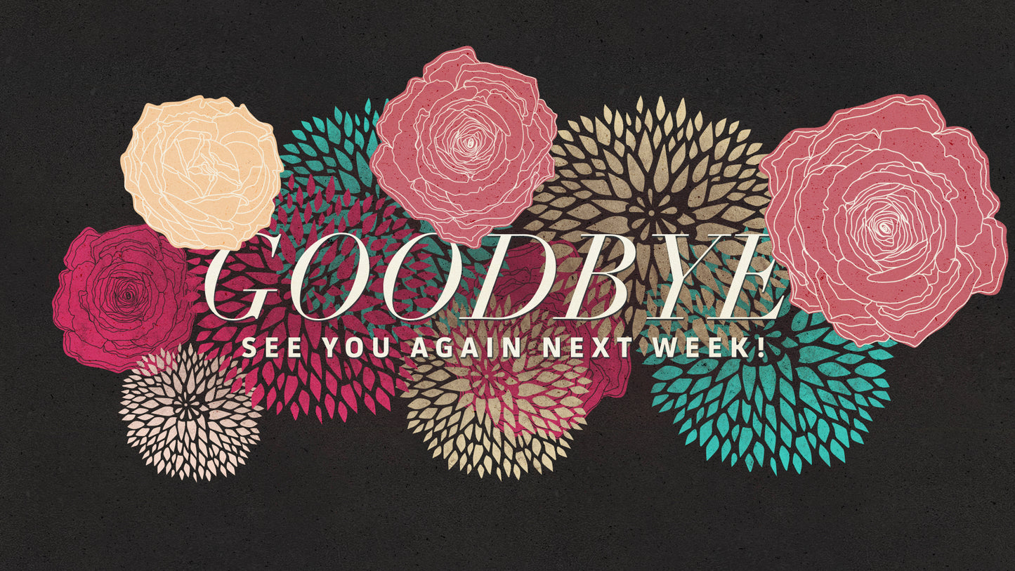 Floral Valentine Exit