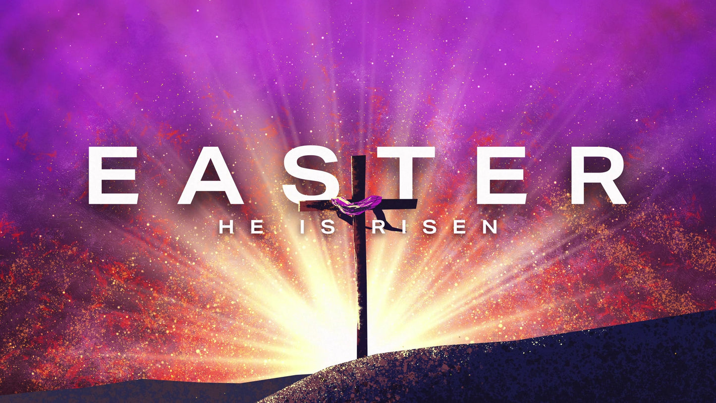 Easter Risen Again Easter He Is Risen