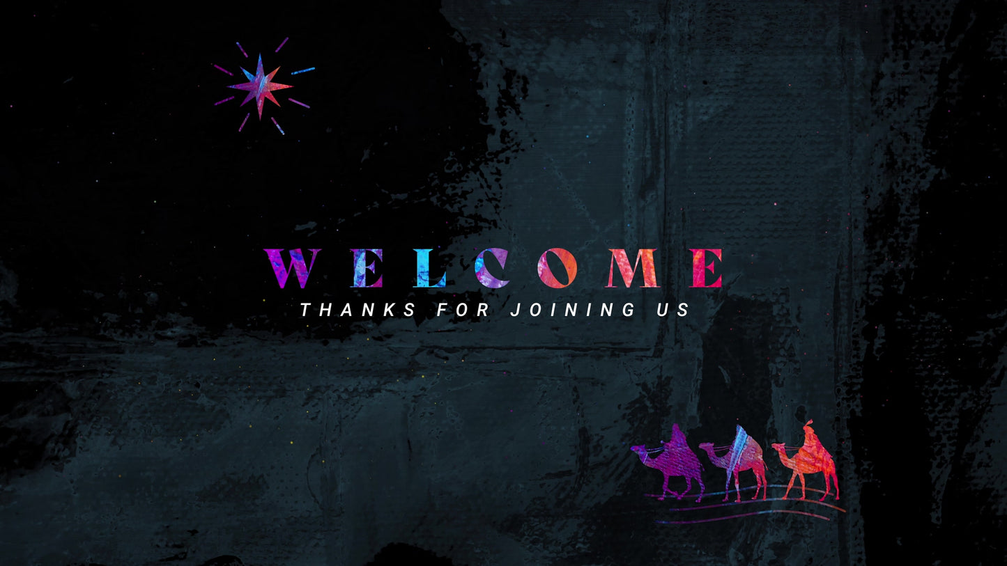 Colorful Epiphany Welcome