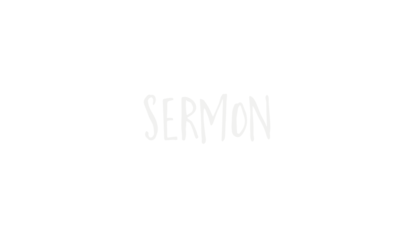 Announcements Sermon