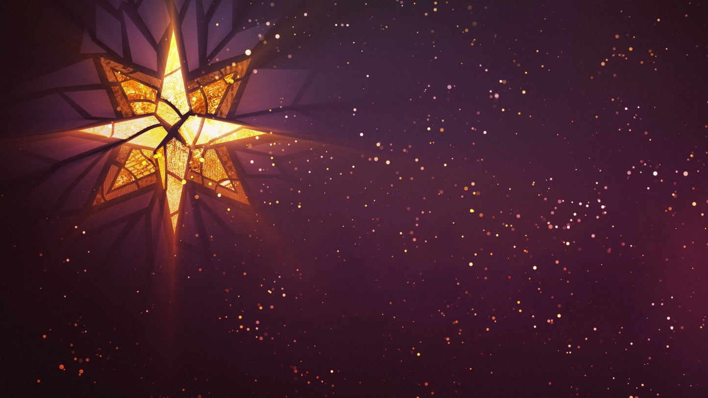 Christmas Glass Star