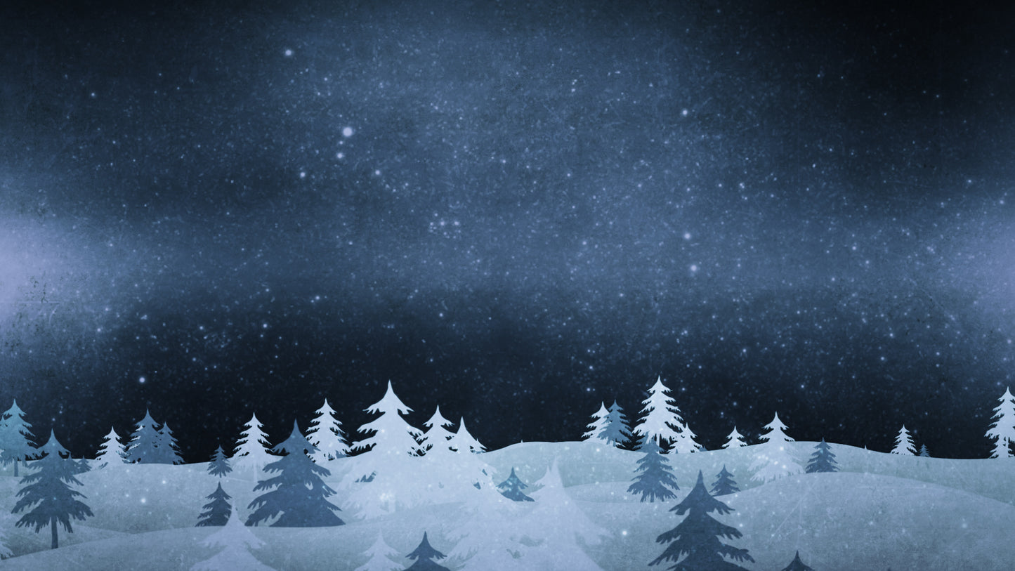 Christmas Forest Blue 2 Still