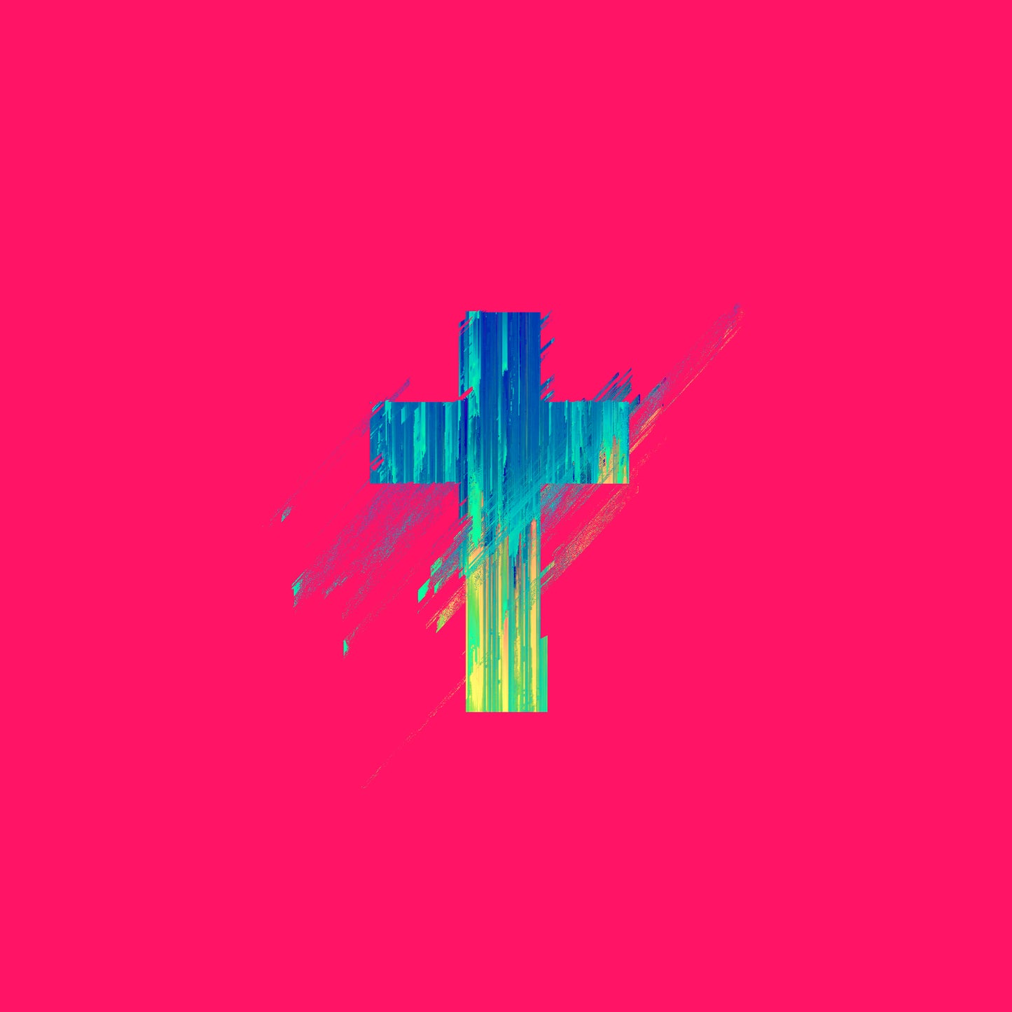Easter Colors Cross 2
