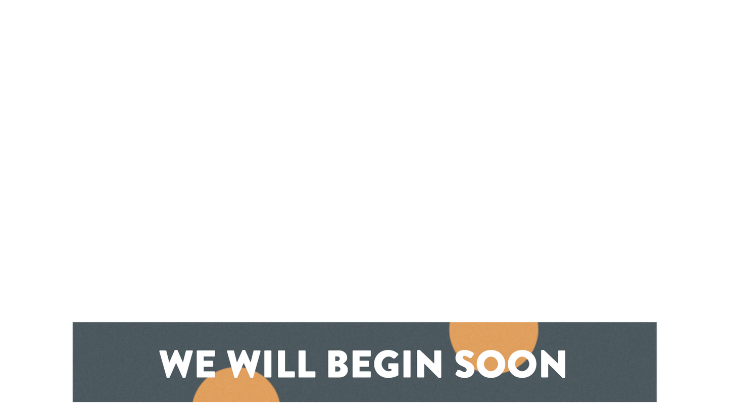 Retro Color Lower Third We Will Begin Soon