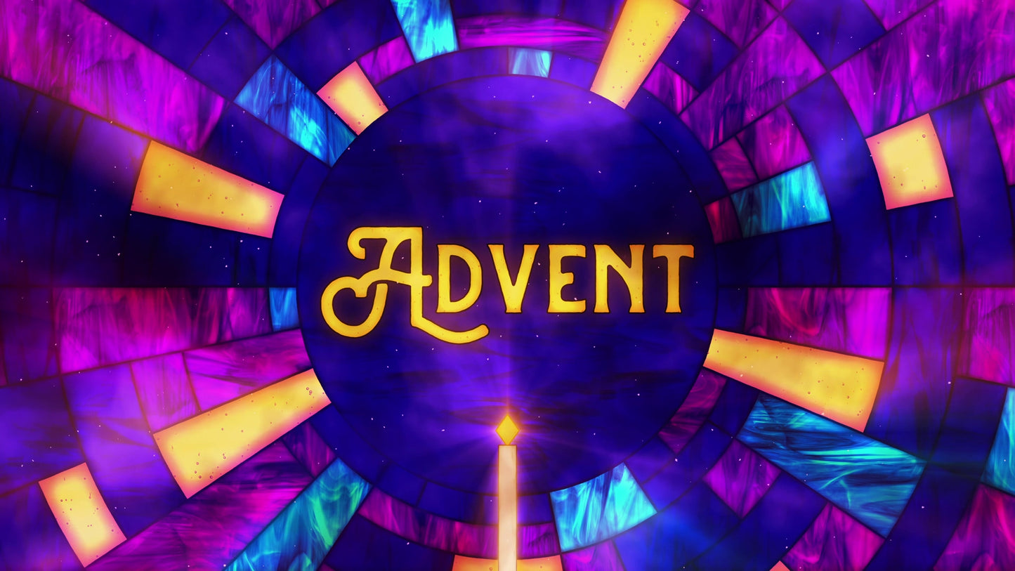 Stained Glass Christmas Advent