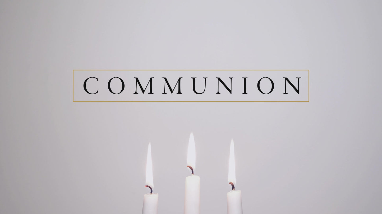 Simple Candles Communion