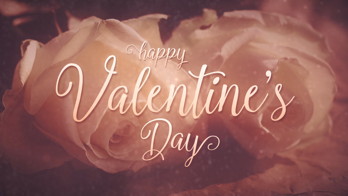 Elegant Flowers Valentine's Still