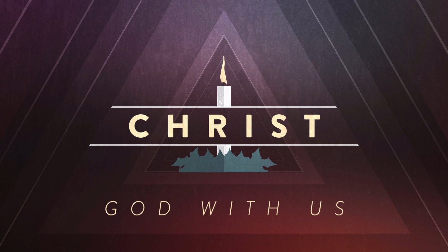 Christmas Advent Candles Christ Still