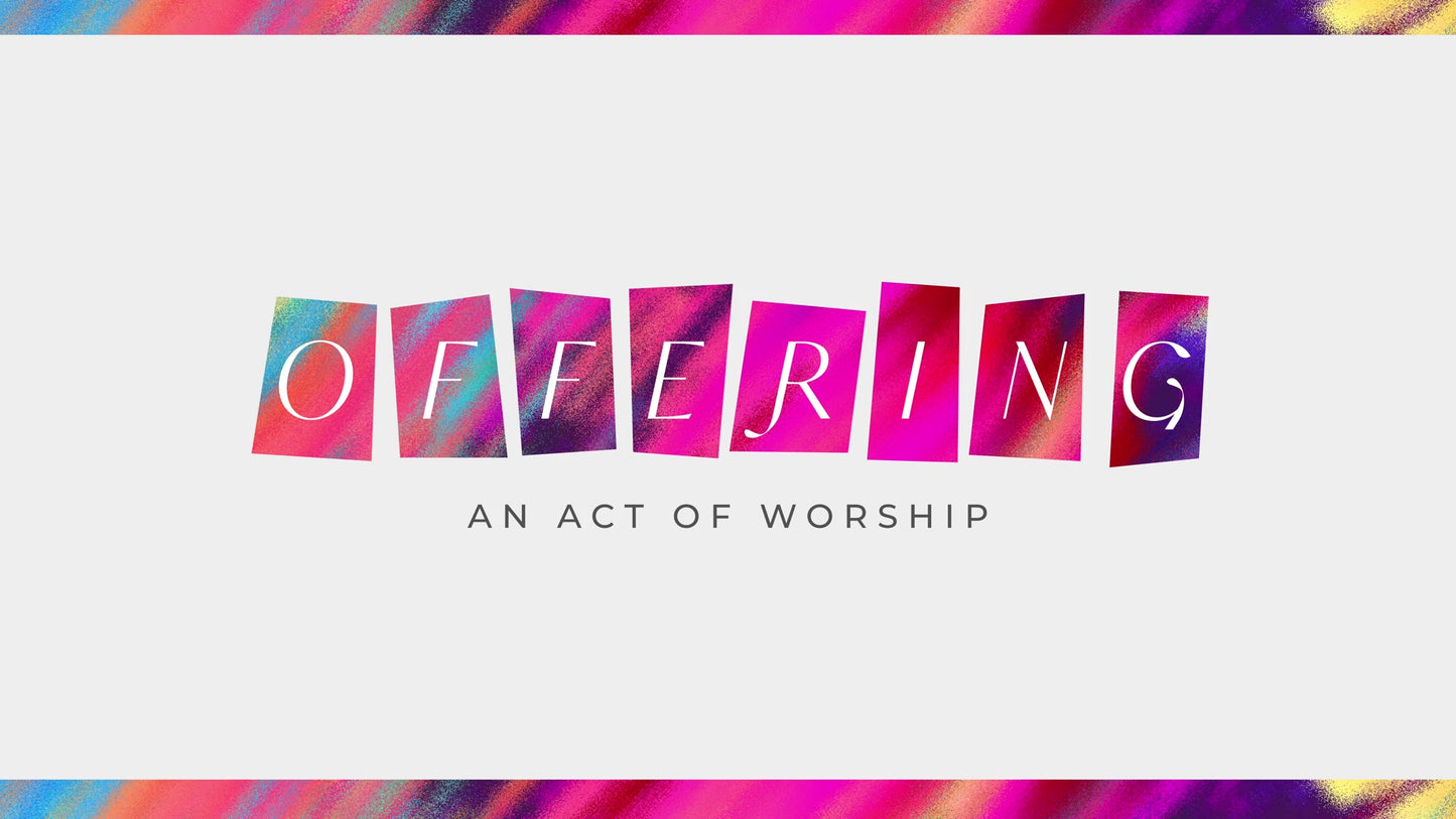Colorful Easter Offering