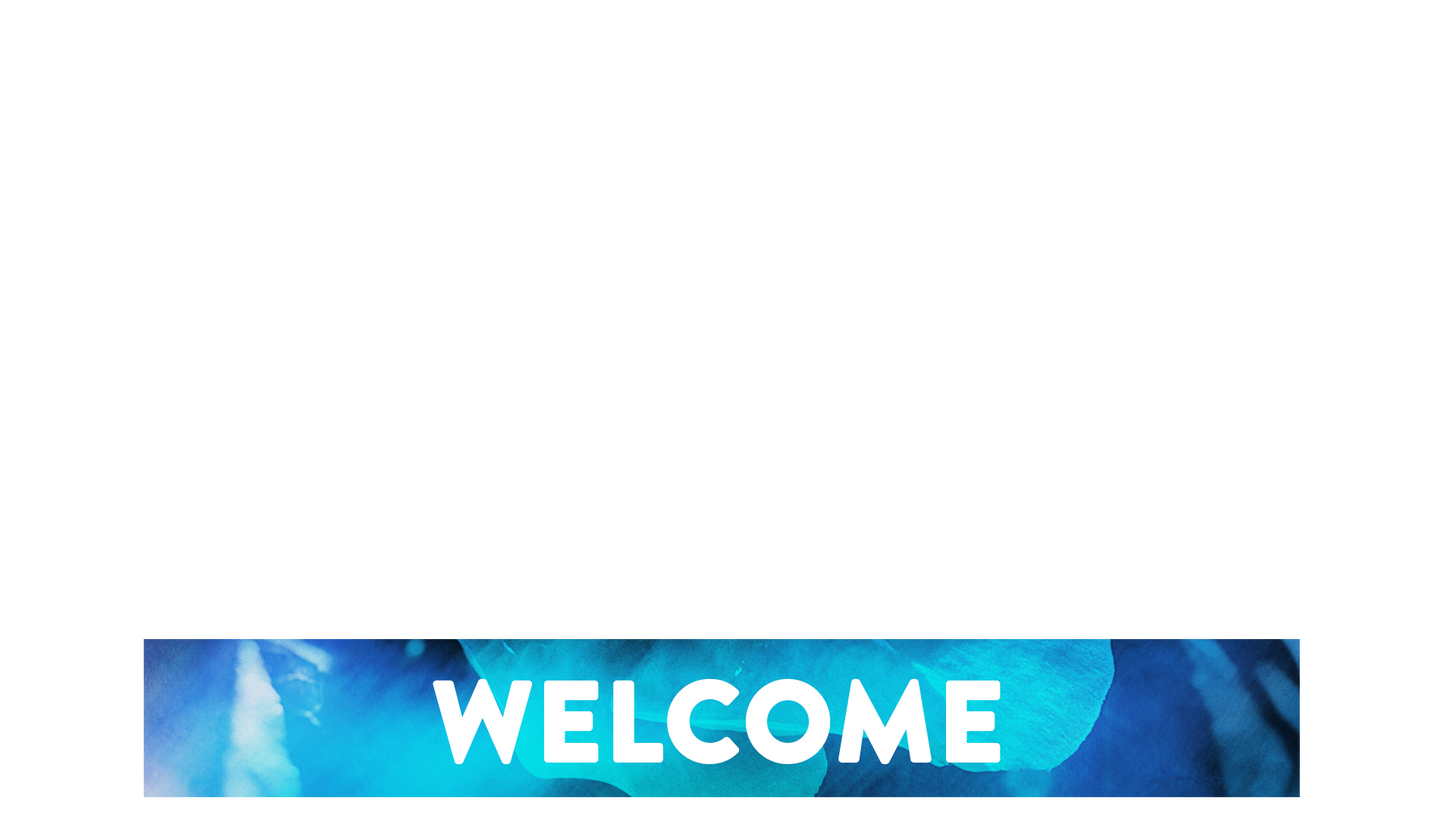 Painted Flowers Lower Third Welcome