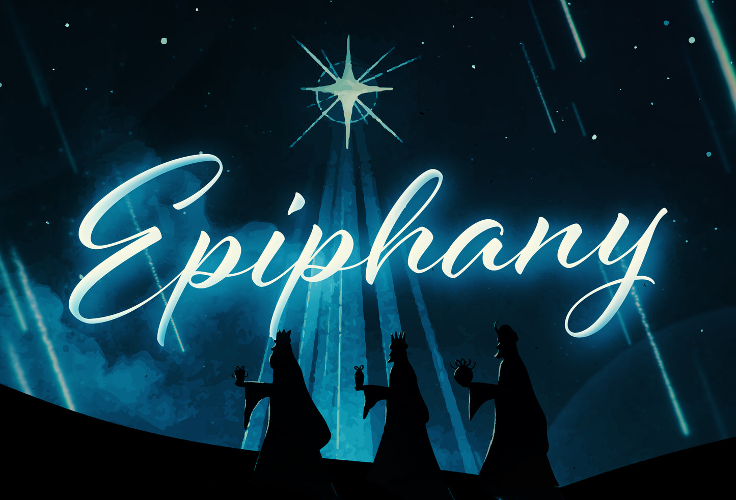Epiphany Streaks 8X5 Postcard