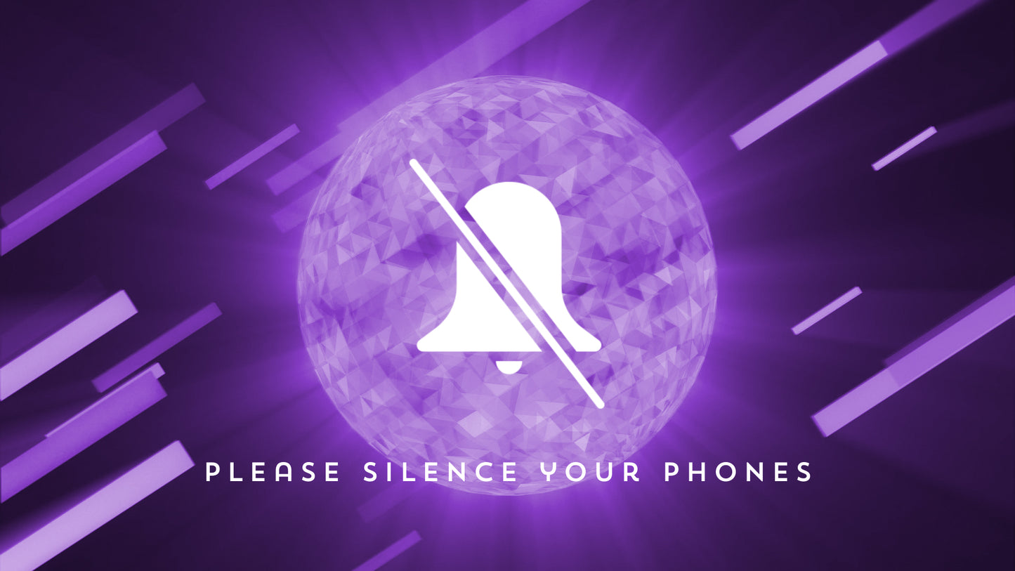 New Year's Glow Phone Still