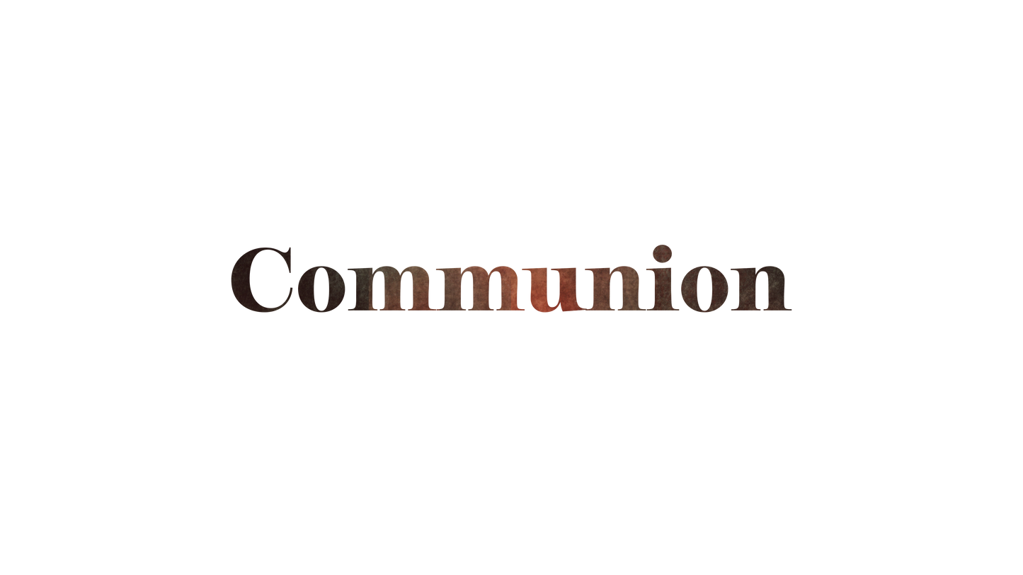 Muted Stripes Communion