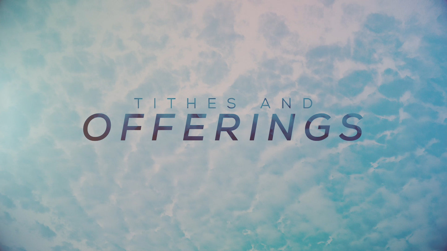 Colorful Spring Clouds Tithes Still