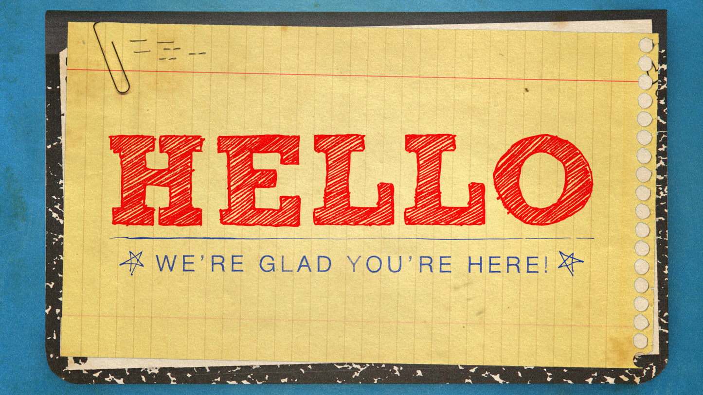 Notebook Welcome
