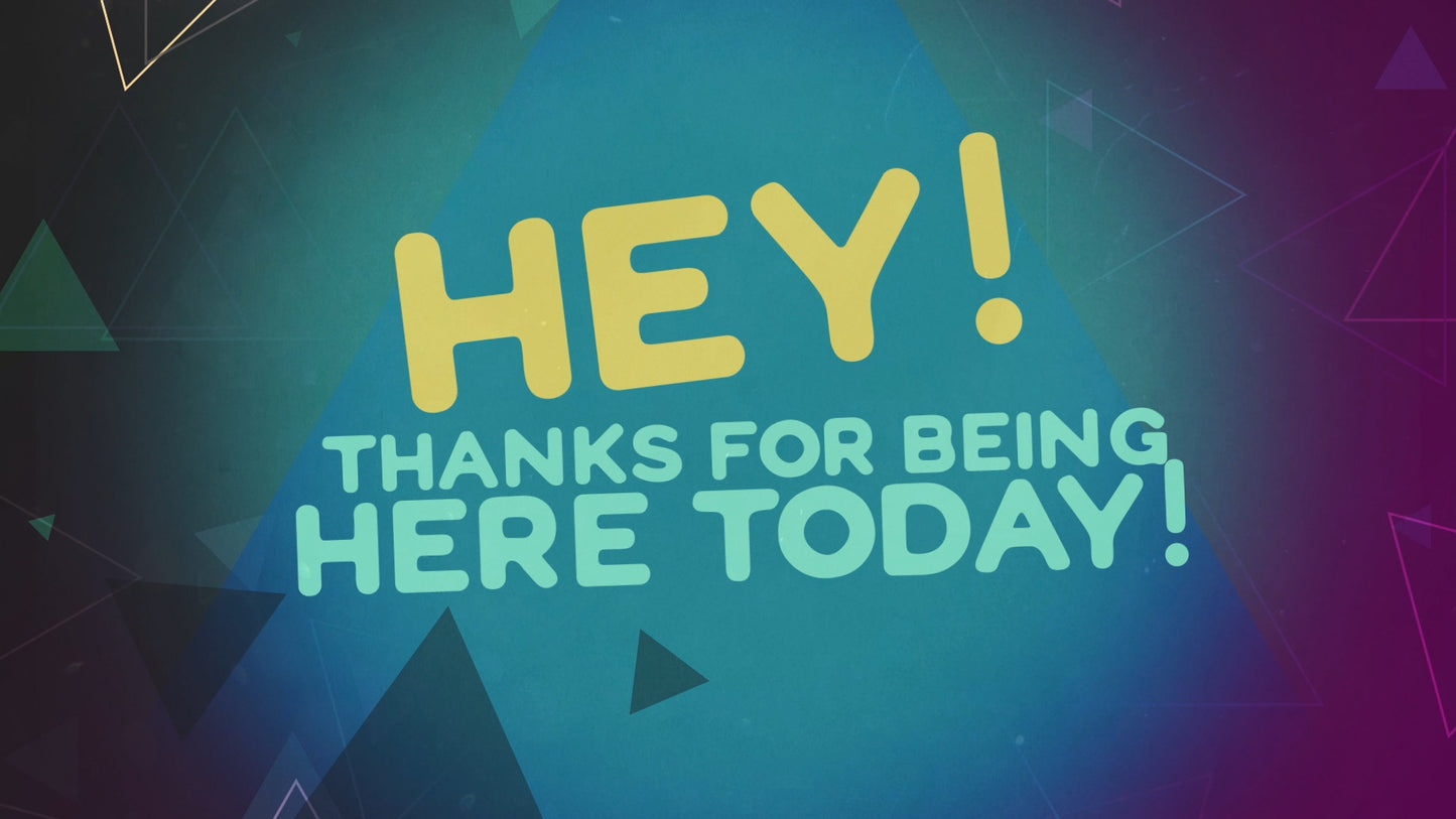 Polygon Party Welcome Still