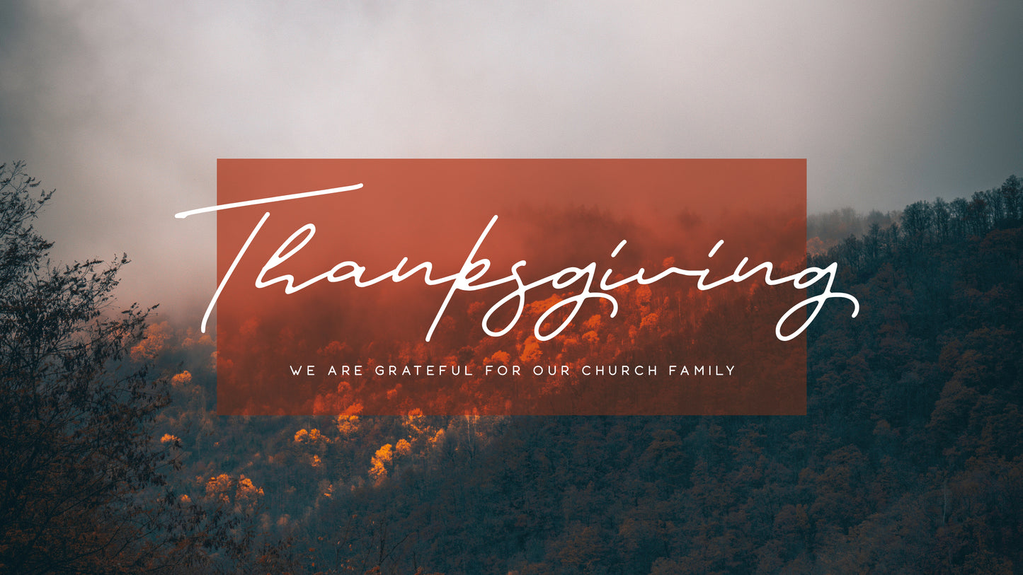 Thanksgiving Sermon Title