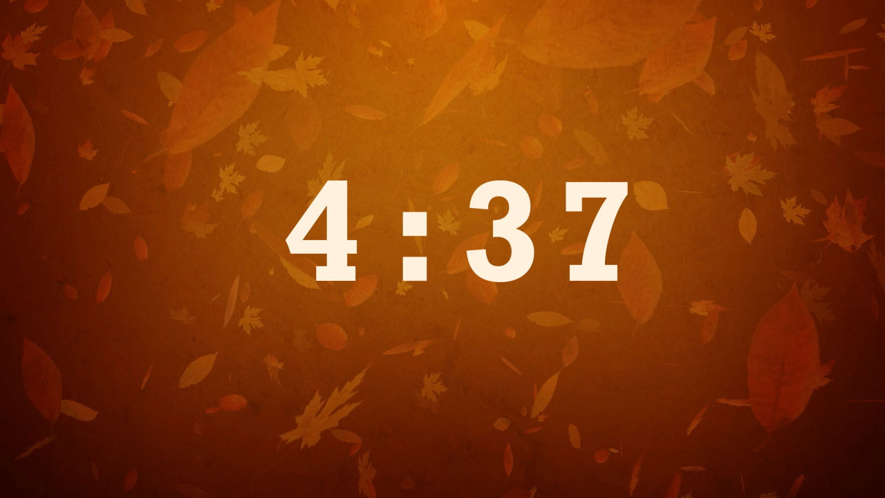 Welcome Leaves Countdown