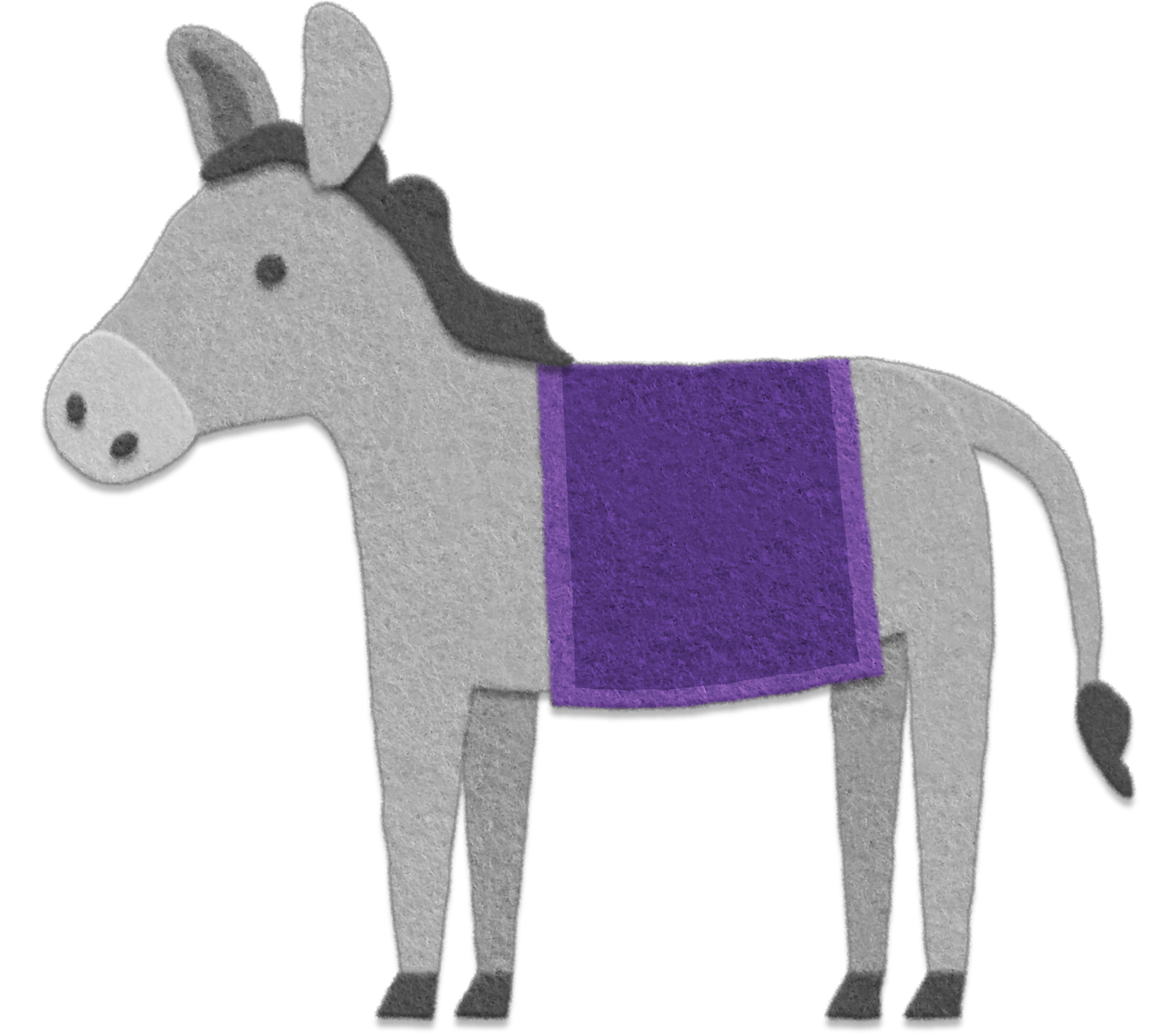 Palm Sunday Flannelgraph Donkey